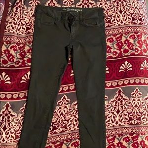 American Eagle Black Jeggings Size 8